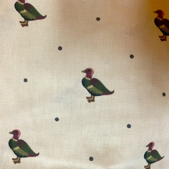 Vintage Duck cotton fabric 1 yard - Picture 2 of 3